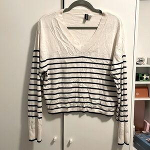 H&M striped sweater. Brand new condition